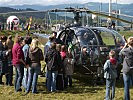 Eine Alouette III aus Aigen im Ennstal. (Bild öffnet sich in einem neuen Fenster)