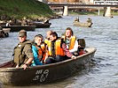 Die Pioniere luden zu einer Bootsfahrt auf der Salzach ein. (Bild öffnet sich in einem neuen Fenster)