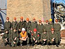 Das Sprengteam. (Bild öffnet sich in einem neuen Fenster)