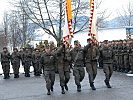 Einmarsch des Fahnentrupps. (Bild öffnet sich in einem neuen Fenster)