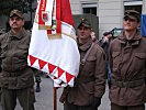 Die Abordnung des Jägerbataillons Vorarlberg... (Bild öffnet sich in einem neuen Fenster)