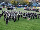 Die Militärmusik Vorarlberg spielt den Großen Zapfenstreich. (Bild öffnet sich in einem neuen Fenster)