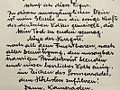 Zum Vorschein kamen: Das Schriftstück von Bildhauer Wilhelm Frass... (Bild öffnet sich in einem neuen Fenster)