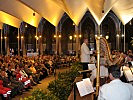 Die Gardemusik bot unter anderem Werke von Strauss, Lehar und Puccini dar. (Bild öffnet sich in einem neuen Fenster)