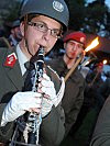 Impressionen eines Gardemusikers beim Zapfenstreich. (Bild öffnet sich in einem neuen Fenster)