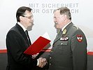 Chef des Generalstabes wird Generalleutnant Edmund Entacher. (Bild öffnet sich in einem neuen Fenster)