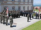 Kranzniederlegung mit den Abordnungen der Veranstalter