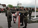 Das Treueglöbnis war der Höhepunkt der Veranstaltung.