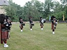 Die "First Leiblach Valley Pipes and Drums" sorgten für schottische Klänge im Waldviertel.