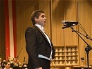 Der Innviertler Tenor Martin Kiener sang zu den klassischen Klängen.