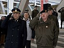 Generaldirektor Anderl und General Entacher (r.) bei der Eröffnungsfeier.