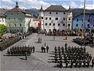 Der historische Marktplatz von Tamsweg bildete die Kulisse für den Festakt.