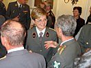 Susanne Baus nach ihrer Amtseinführung im Festsaal der Martin-Kaserne.