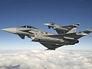 Eurofighter überwachen den österreichischen Luftraum.