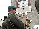 In Enns spielt die Militärmusik Salzburg auf.