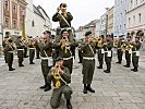 Die Militärmusik Niederösterreich bot in Wels ein Programm.