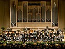 Die Militärmusik Oberösterreich im Linzer Brucknerhaus.