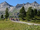 Auch das Wandern in den Bergen ist Teil der Aktion.