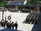 Der Festakt fand am neuen Dorfplatz statt.