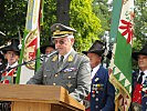 Generalmajor Herbert Bauer bei seiner Festansprache.