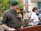 Oberstleutnant Hofer blickte auf eine erfolgreiche Zeit zurück und dankte seinen Soldaten.