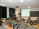 Trainer der Militärakademie analysierten die Gefechtsabläufe.
