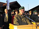 Generalmajor Bauer bei der Ansprache an die Rekruten: "Sie sind der Garant dafür, dass das Bundesheer leistungsfähig ist und bleibt."