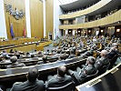 Eröffnet wurde das Symposium am Montag im Parlament; an der Landesverteidigungs- akademie wurde es fortgesetzt.