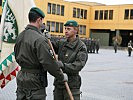 Starlinger, l., übergab das Kommando an Oberstleutnant Tatschl.