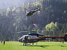 Innenministerium und Bundesheer bekämpfen mit vereinten Kräften den Waldbrand.