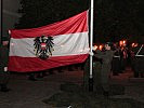 Die Militärmusik Burgenland führte den Großen Österreichischen Zapfenstreich auf.