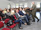 Die Partner des Heeres beim Vortrag von Brigadier Stadlhofer.