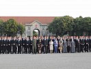 Die Schweizergarde beim Besuch in der Maria-Theresien-Kaserne.