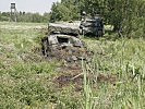 Um 10:00 Uhr kam es zu dem schweren Unfall mit einem Schützenpanzer des Typs "Saurer".