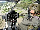 Vizeleutnant Günther Kremlicka war der erste Pilot bei der Erkundung in und um St. Lorenzen.