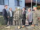 Darabos und Niessl bei den Infanteriewaffen der Heerestruppenschule.