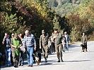 Auf dem Weg zur Kapelle.