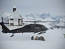 Das Bundesheer kann bei Lawineneinsätzen auch auf Hubschrauber zurückgreifen.