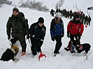 Die Suchhunde der Einsatzorganisationen.