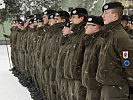 Die Soldaten des Kontingentes AUTCON 18 wurden in Ried verabschiedet.