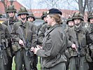 Unter der Aufsicht von Leutnant Julia Frosch bereiteten sich die Soldaten auf das Scharfschießen vor.