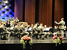 Die Militärmusik Vorarlberg mit Kapellmeister Hauptmann Wolfram Öller.