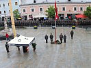 Die angetretenen Formationen am Marktplatz in Tamsweg.