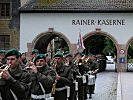 Zum letzten Mal marschierte eine Ehrenformation aus der Kaserne.