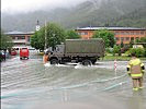 Die geländegängigen Unimog-LKW unterstützen die Feuerwehr Ebensee.