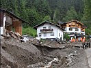 Die Villacher Pioniere mit ihren leuchtend orangen Anzügen.