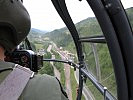 Blick auf den Bahnhof Taxenbach Richtung Zell am See.