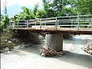 Die beschädigte Rindbachbrücke.