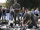 Ein Bekleidungs- und Ausrüstungsappell der Rekruten stand ebenfalls am Programm.