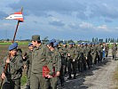 Rund 60 Pilger gingen von der Dabsch-Kaserne über Klein Engersdorf und Hagenbrunn nach Bisamberg.